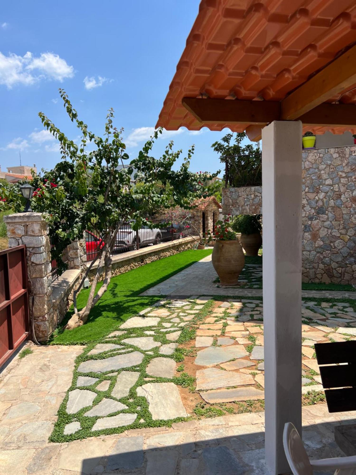 Apartment In Salamina With Garden & Sea View Selinia Luaran gambar