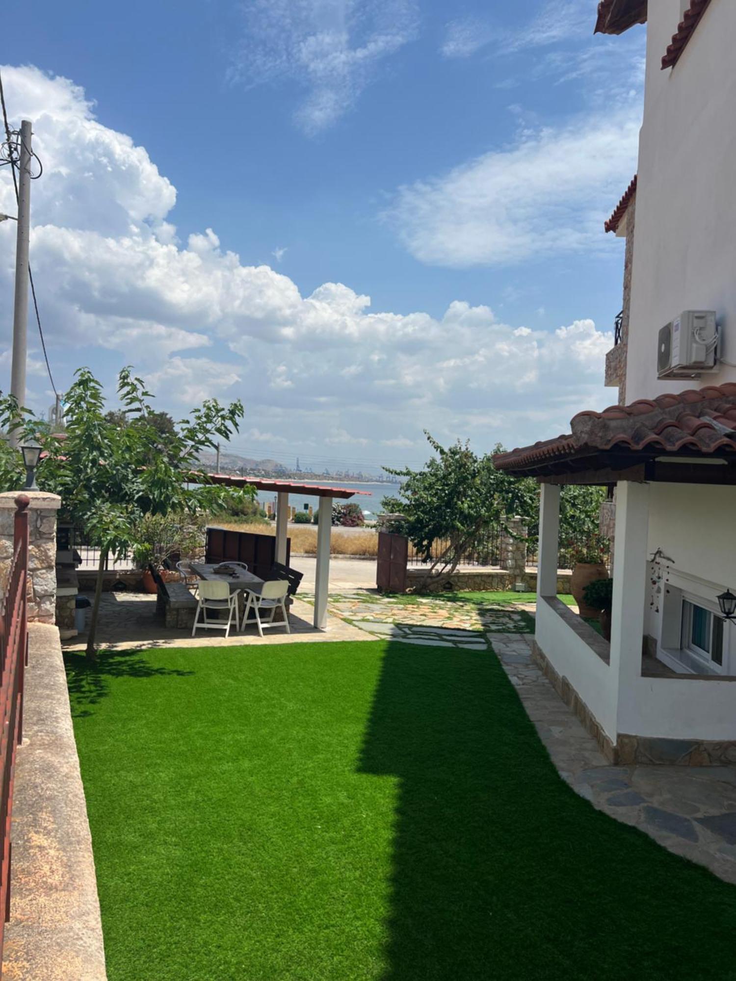 Apartment In Salamina With Garden & Sea View Selinia Luaran gambar
