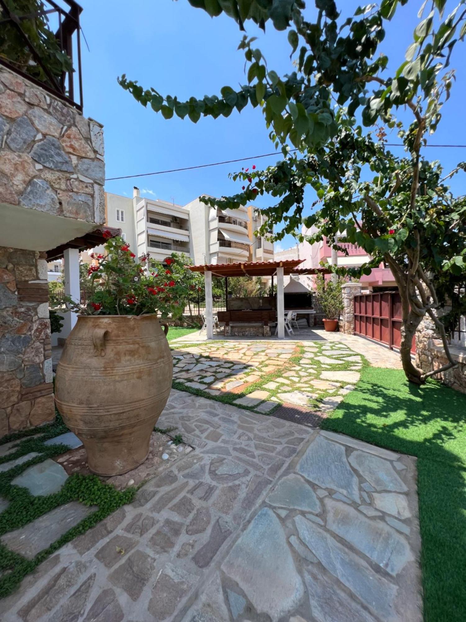 Apartment In Salamina With Garden & Sea View Selinia Luaran gambar