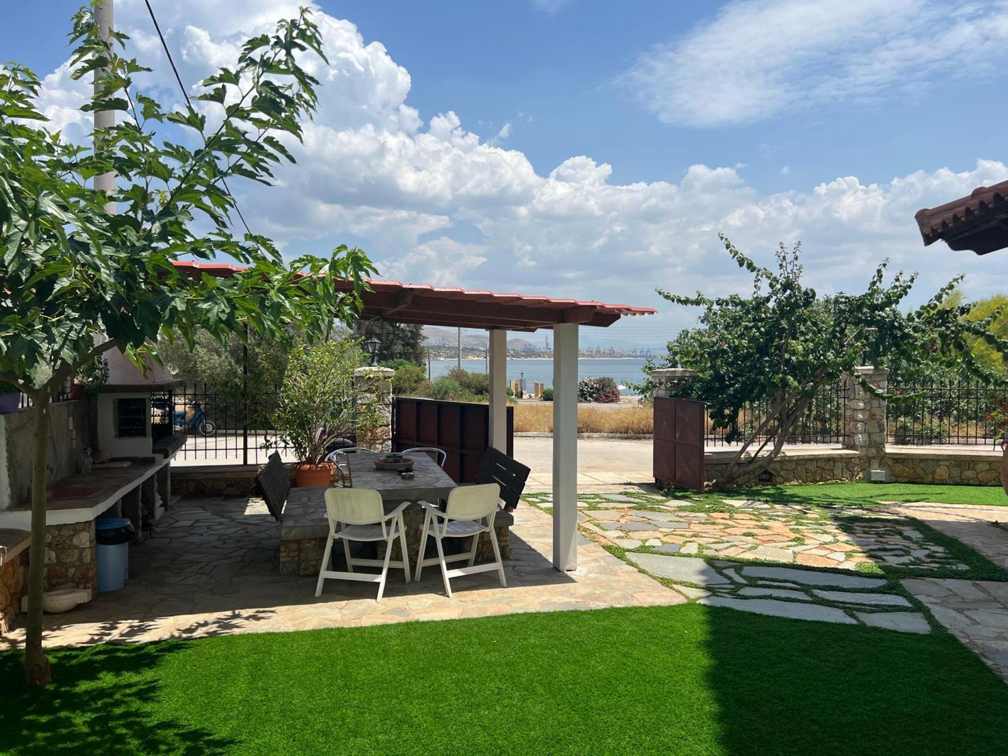 Apartment In Salamina With Garden & Sea View Selinia Luaran gambar